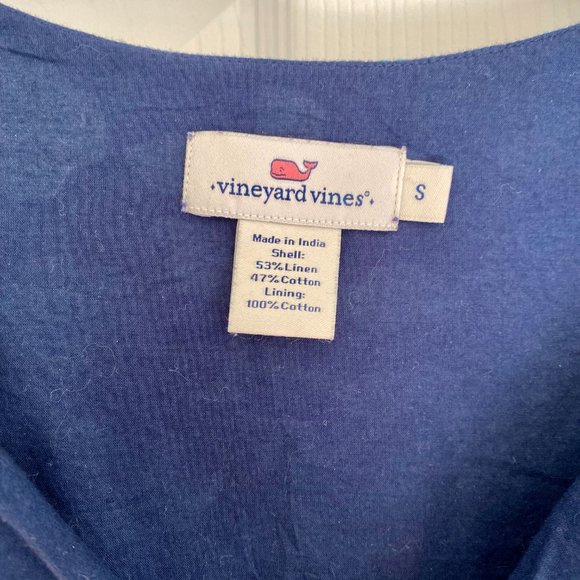 Vineyard Vines Sz Sm Flutter Sleeve Vineyard Tunic Dress - Picture 6 of 6